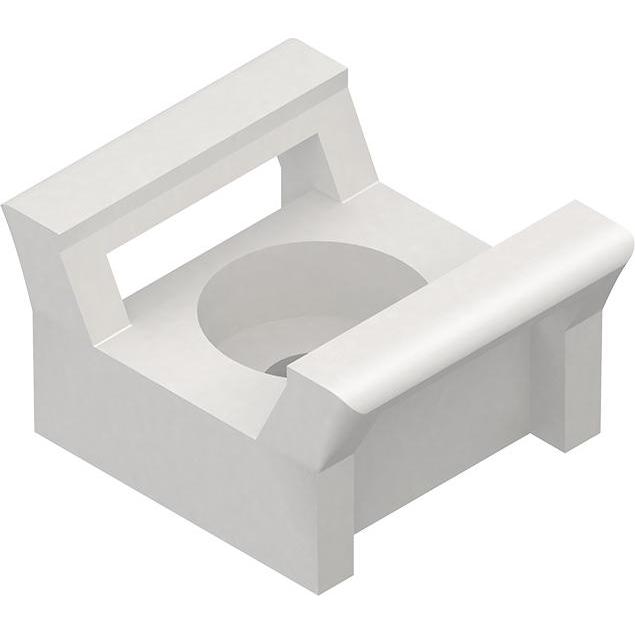Kleinhuis, Kabelbinder, HKL 718 Schraubsockel natur fÃ¼r Kabelbinder bis B=12,5mm (22 mm, 50 Stk.)