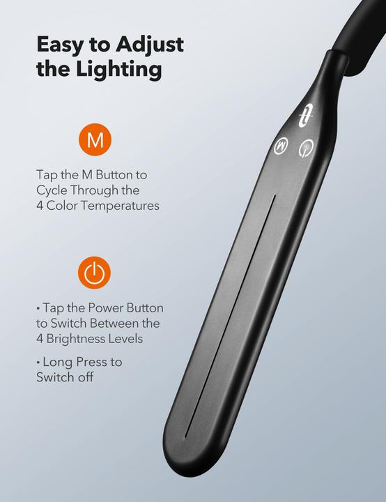 Produktbild Taotronics TT-DL072 Stehlampe schwarz 10 W (450 lm)