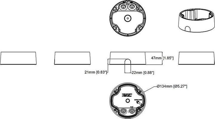 Produktbild Axis TP1602-E CONDUIT BACK BOX FOR (Kabel)