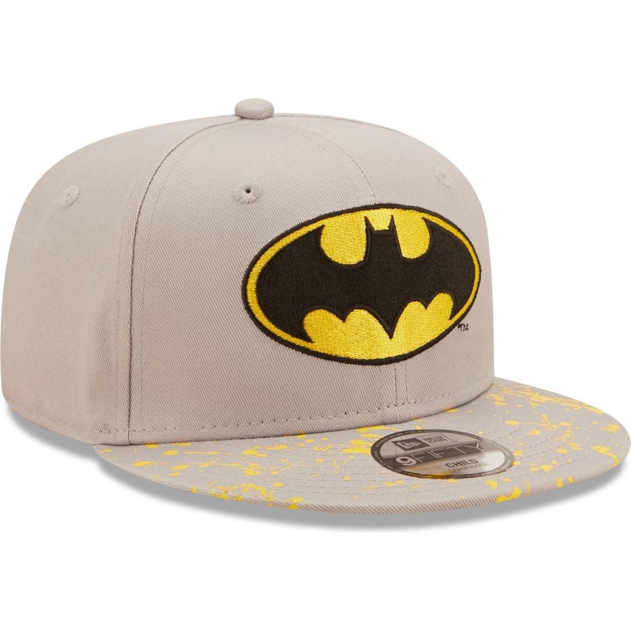 New Era, Jungen, Cap, 9Fifty Snapback Kinder Cap - BATMAN painted - Youth, Grau, (55, 56, 54 C)