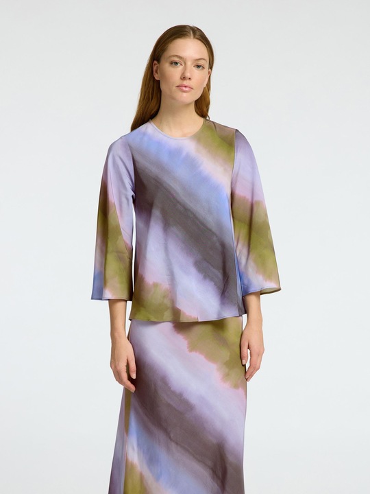 Immagine prodotto Selected Femme Print Bluse mit 3/4 Ärmeln (34)