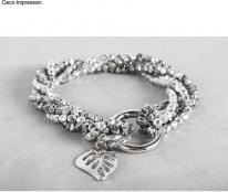 Produktbild Rayher Glas Schliffperle, 4mm ø, brillant silber, 100