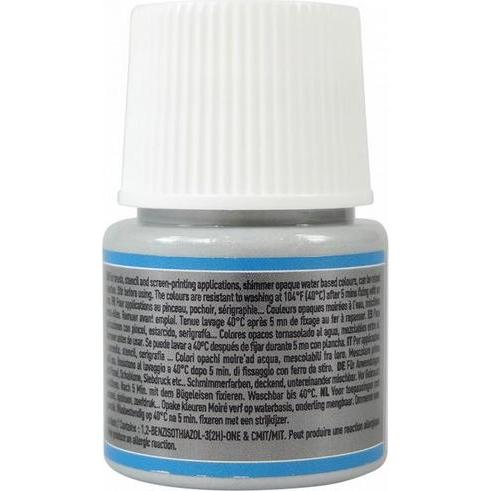 Thumbnail - Pebeo, Künstlerfarbe + Bastelfarbe, Setacolor Opak Schimmerndes (Schimmerndes Silber, 45 ml)
