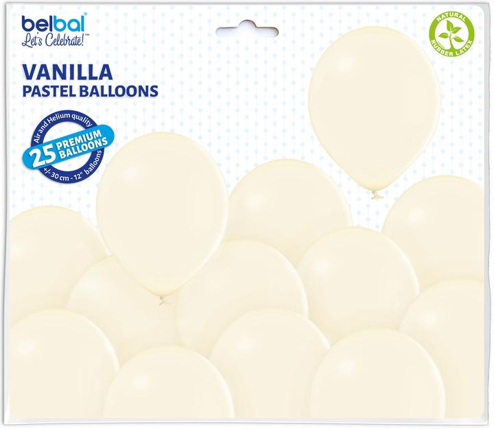 Image du produit Belbal Ballons écologiques Vanille 25 pièces (25 x)