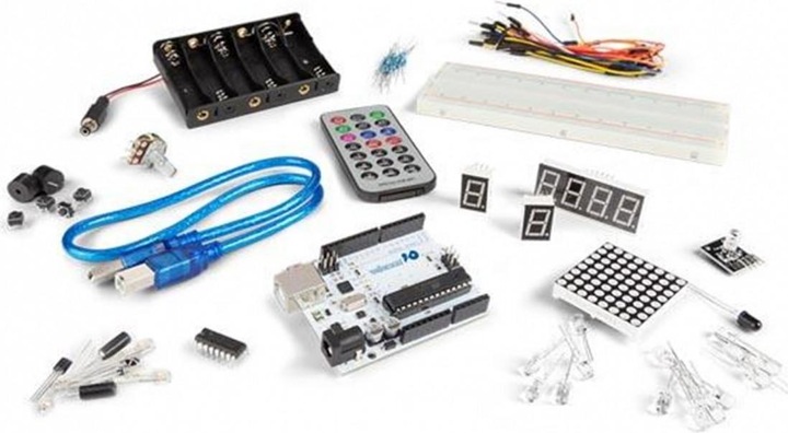 Actual product image Whadda Accessories Box DIY Starter Kit For Arduino