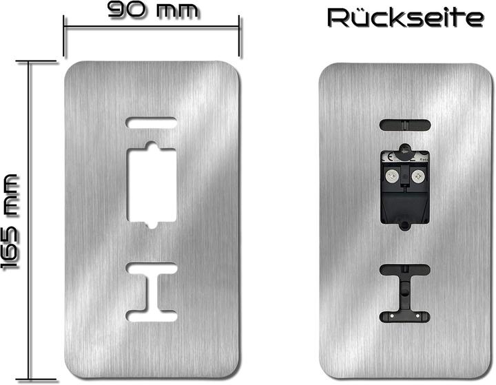Produktbild Baron Design Edelstahl Blende für Blink Doorbell