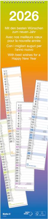 Biella Calendrier mural (12 x 54,5 cm, Non contraignant)