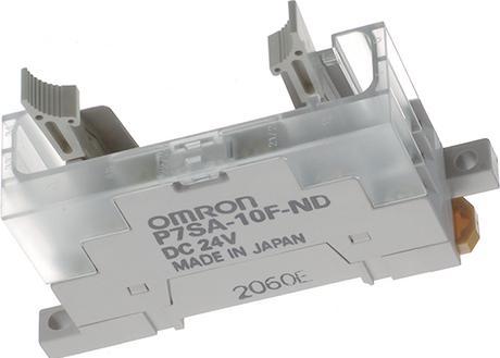 Actual product image Omron Industrial Automation Safety products - Base G7SA 4-pole DIN rail screw LED (Relay socket)