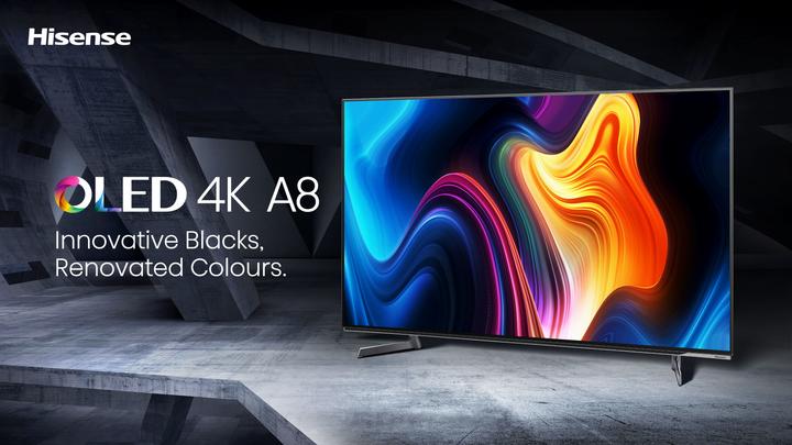 Actual product image Hisense 55A8G OLED (55", OLED, 4K, 2021)