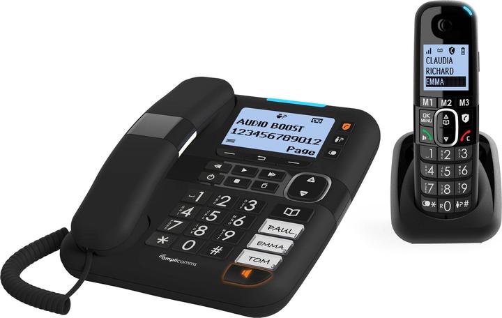 Produktbild amplicom Bigtel 1502 Schnurloses Telefon Duo