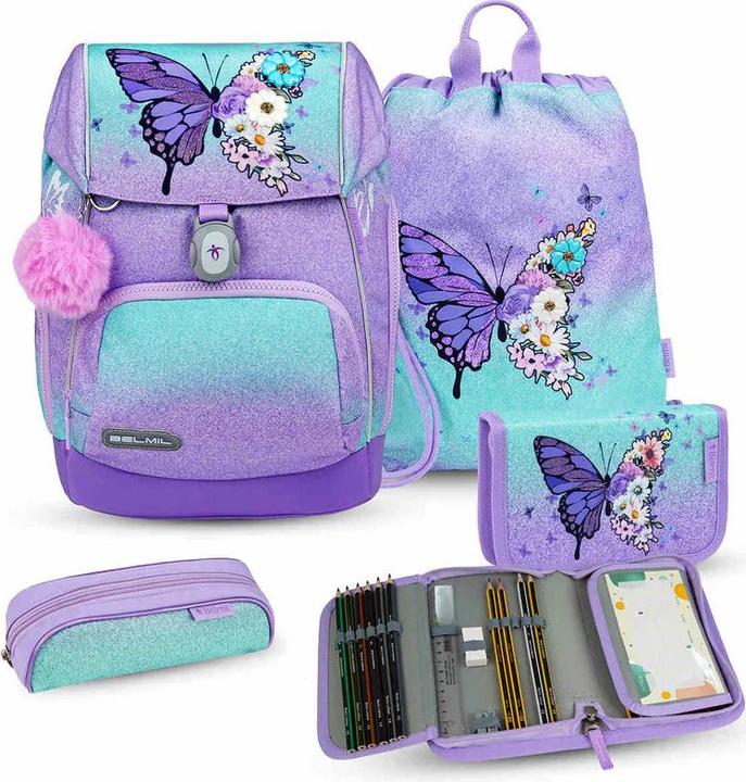 Produktbild Belmil Premium Comfy Plus Schulrucksack-Set Serenity (16 l)