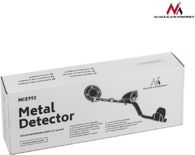 Produktbild Maclean Metaaldetector Metaal zoeker Pinpoint MCE992