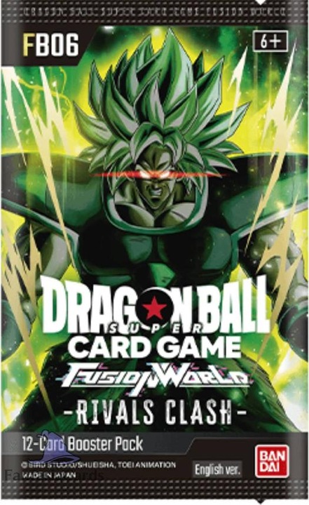 Produktbild Dragon Ball Rivals Clash Booster FB06 EN (Englisch, Booster Pack)