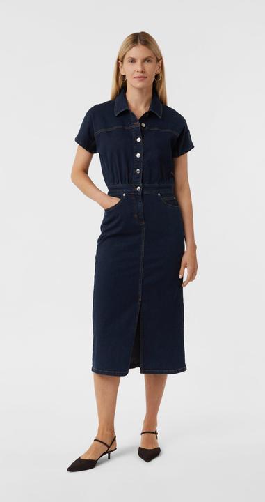 Image du produit Comma Kleid Tailliertes Kleid aus elastischem Denim (40)