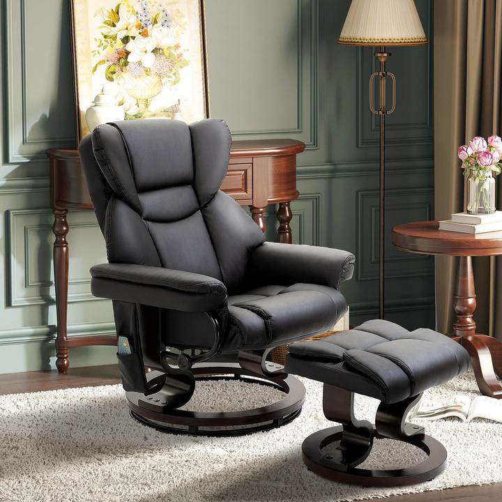 Image du produit Homcom Fauteuil de massage avec fonction de couchage