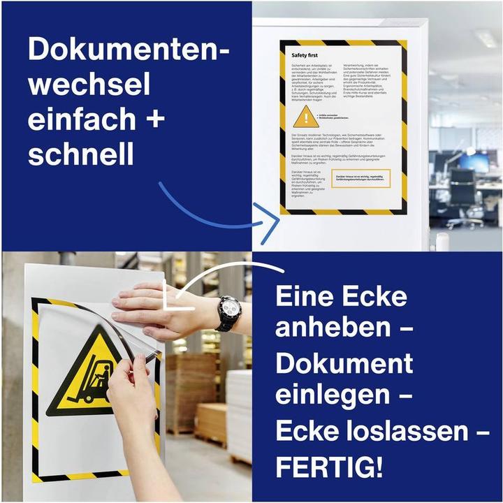Produktbild Magnetoplan magnetofix Magnetrahmen SAFETY (5x)