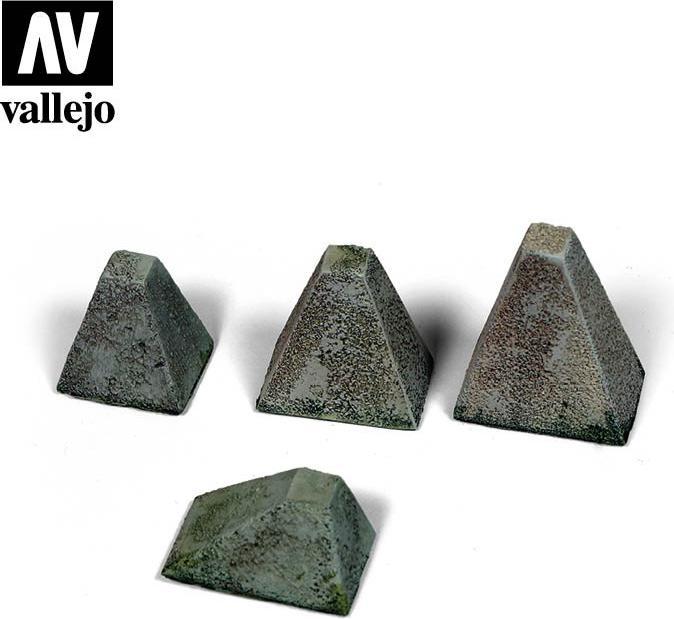 Actual product image Vallejo Anti-Tank Barriers "Type 38" (SC218)