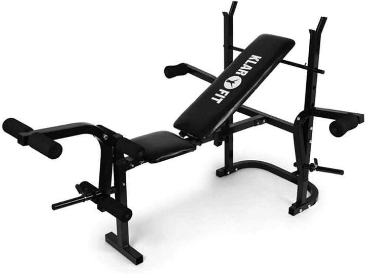 Klarfit Workout Hero Banc de musculation, noir