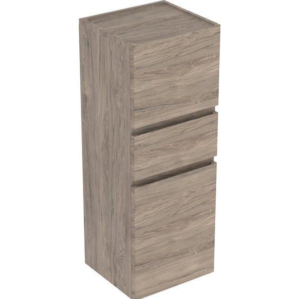 Geberit, Badezimmerschrank, Renova Plan Mittel-Hängeschrank mit zwei Türen, 39x105x36cm, 501922