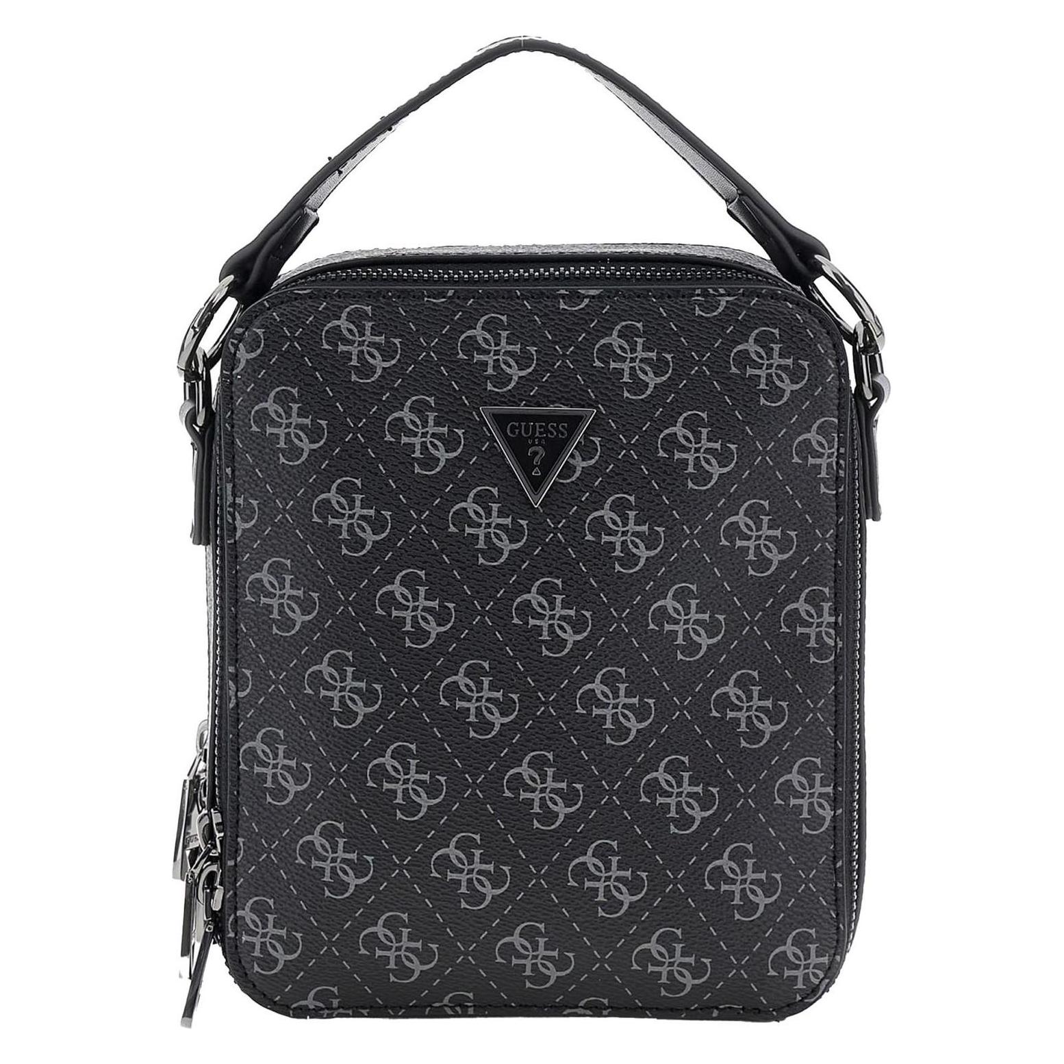 Guess, Herren, Handtasche, Torino Crossbody Bag, Schwarz