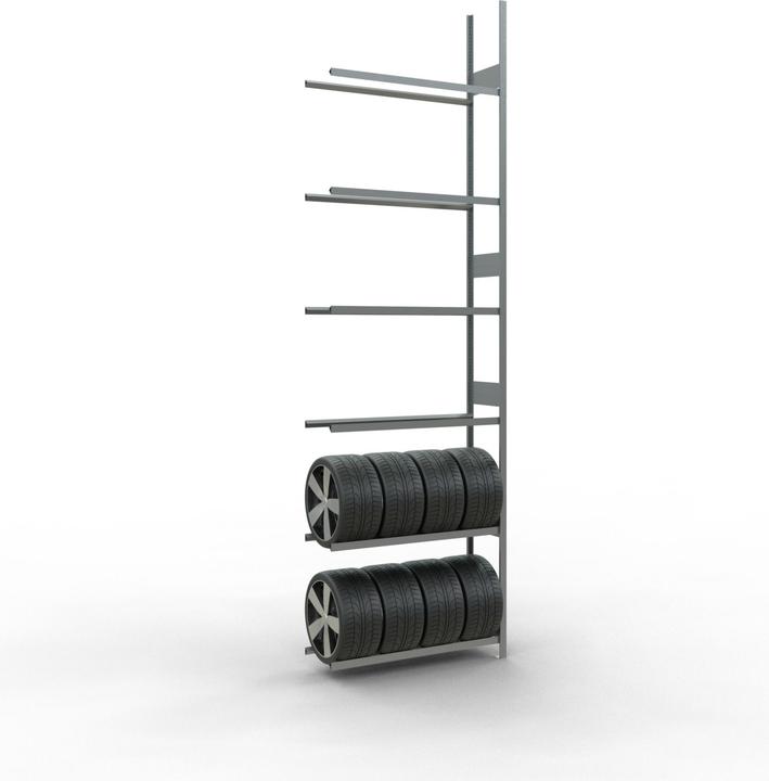 Produktbild Schulte Lagertechnik Räder-Anbauregal MULTIplus151