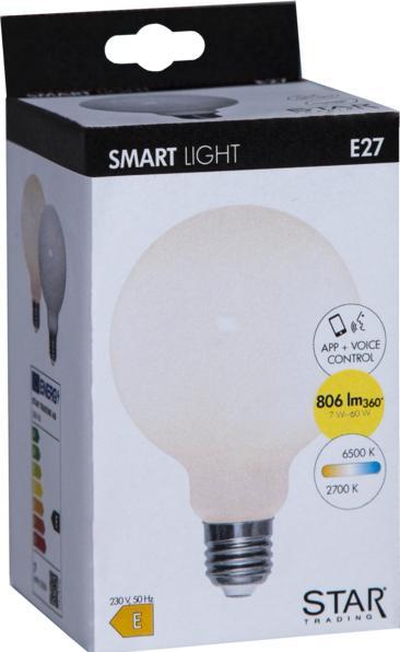 Actual product image Star Trading LED Bulb E27 G95 Smart Bulb (E27, 806 lm, 1 x)