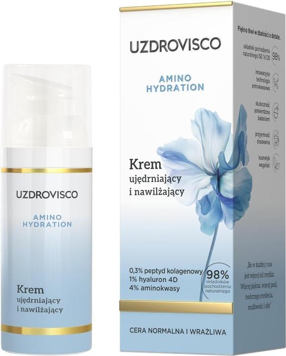 Actual product image Uzdrovisco Amino Hydration Firming And Moisturizing Cream 50ml (50 ml, Face toner)