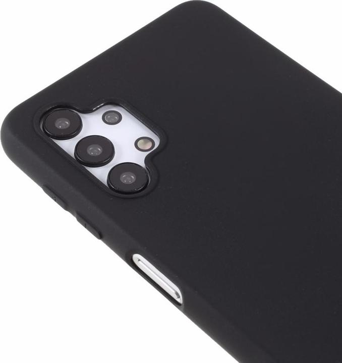 Actual product image Cover-Discount Galaxy A32 5G - Matte Silicone Rubber Case Black (Samsung Galaxy A32 5G)