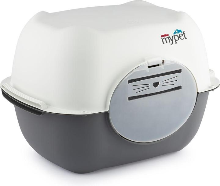 Produktbild Rotho Set Katzentoilette 3 Tlg. BELLA farbig sortiert V2 (Katzenklo geschlossen)