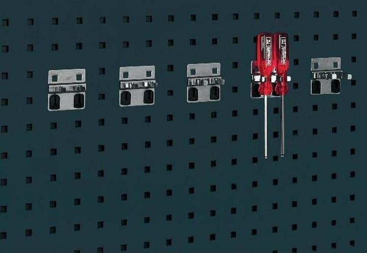Productafbeelding Bott Dubbele gereedschapsklem B60xD60xD2x10 mm voor geperforeerde platen voor geperforeerde platen
