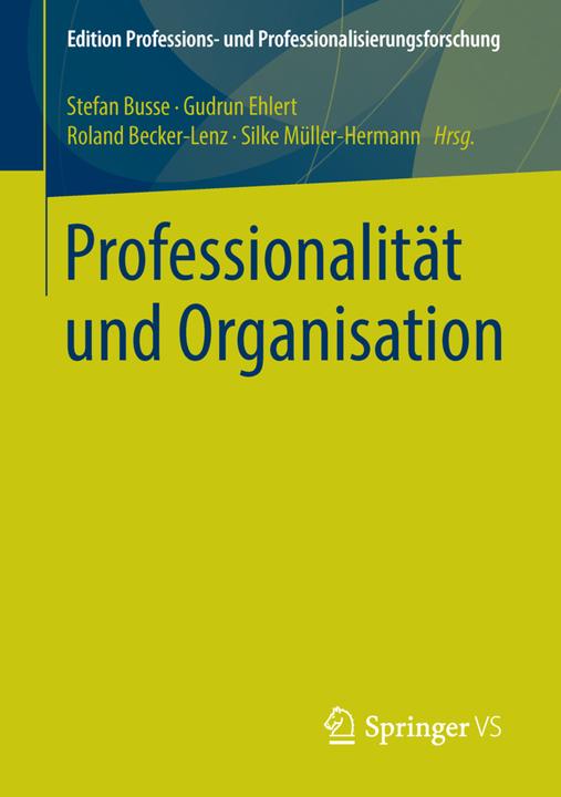 Produktbild Professionalität und Organisation (Deutsch, 2016)