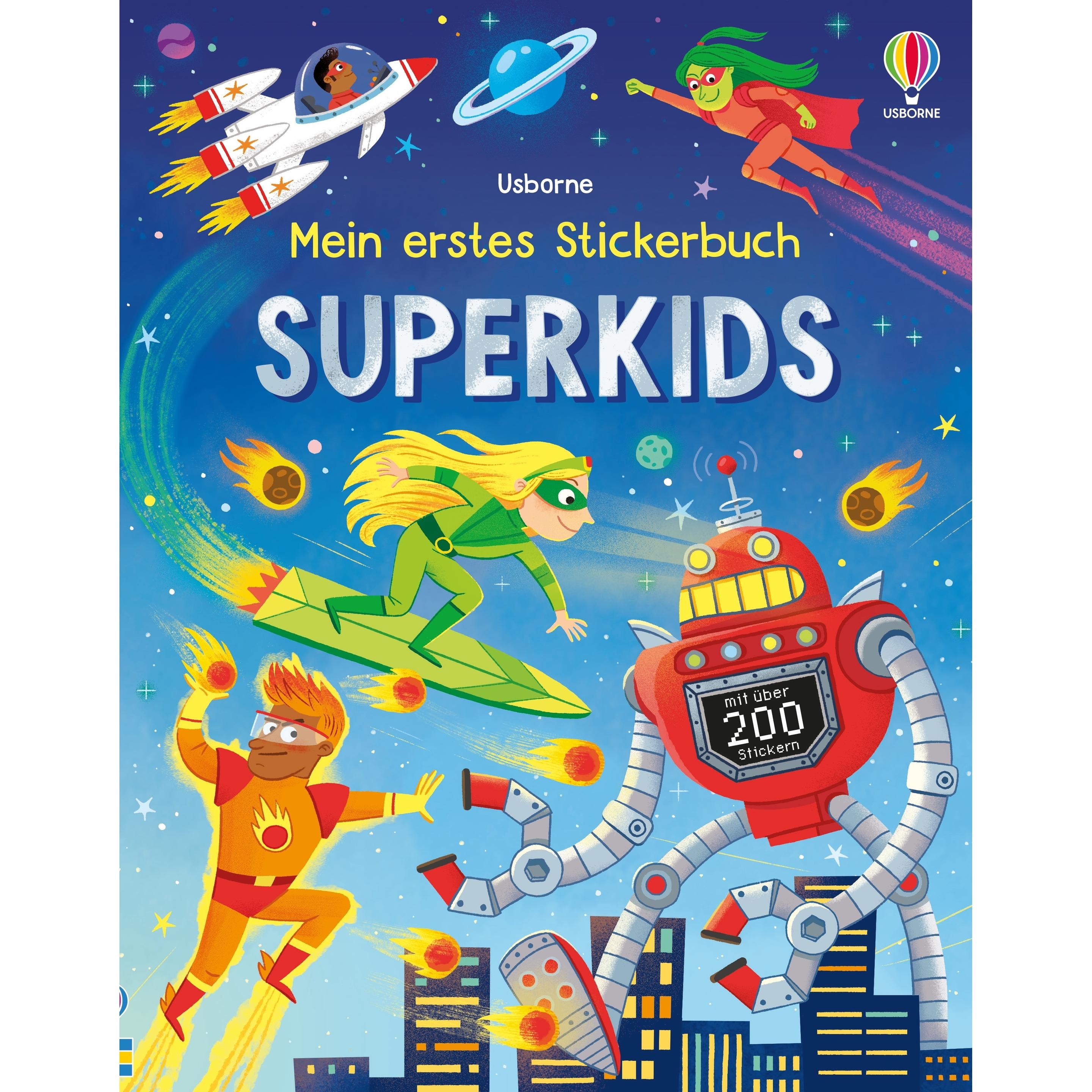 Usborne Publishing, Sticker, Mein erstes Stickerbuch: Superkids