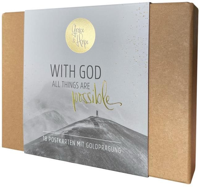 Produktbild With God all things are possible - Postkartenset (18 Stk.)