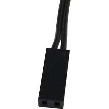 Thumbnail - Phobya 2pin-Kabel Verlängerung Buchse/Stecker 30cm, Interne Kabel (PC)