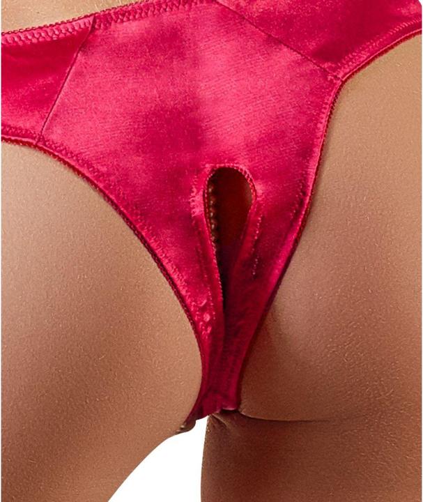 Produktbild Cottelli Collection String ouvert mit Perlen (S)