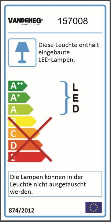 Energie-Label Vandeheg Pulse (E27)