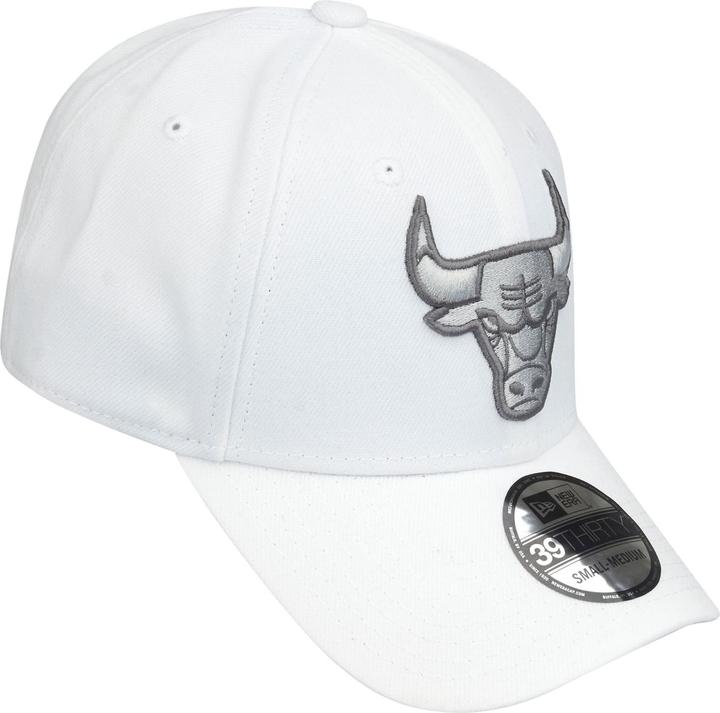 Produktbild New Era 39Thirty Stretch Cap - Chicago Bulls optic white M/L