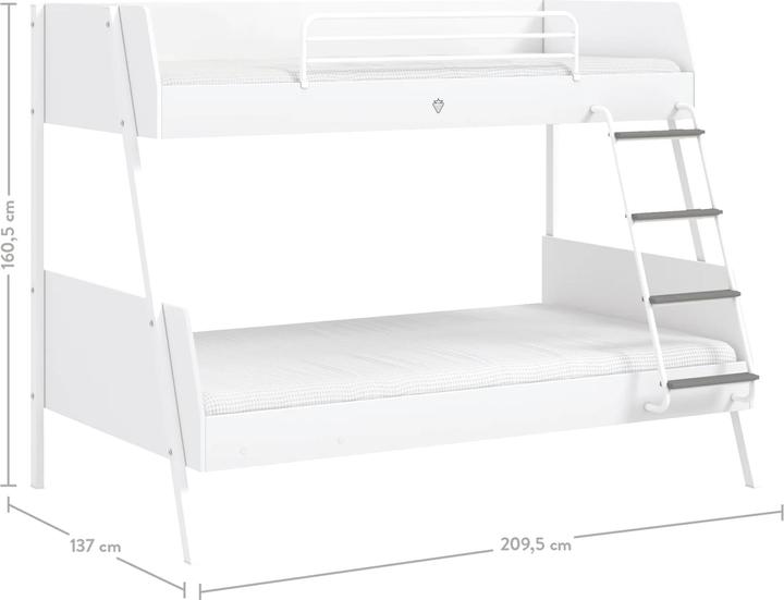 Produktbild Cilek Family Etagenbett White (120 x 200 cm)