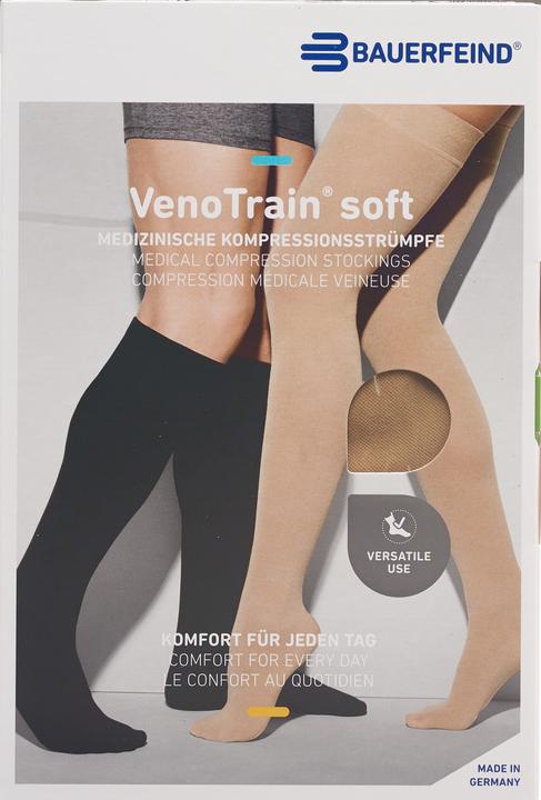 Produktbild Veno Train SOFT A-D KKL2 M normal/short offene Fussspitze caramel (M)