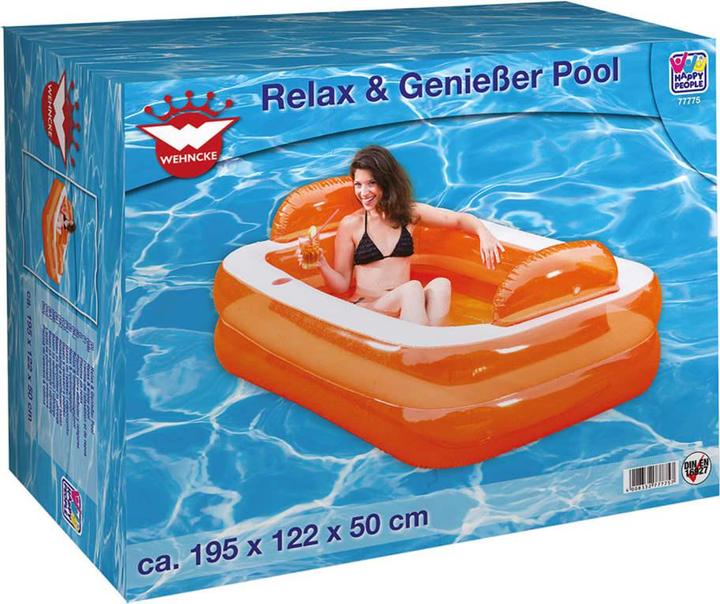 Image du produit Wehncke Piscine de détente et de loisirs Happy People 195x122x50 cm