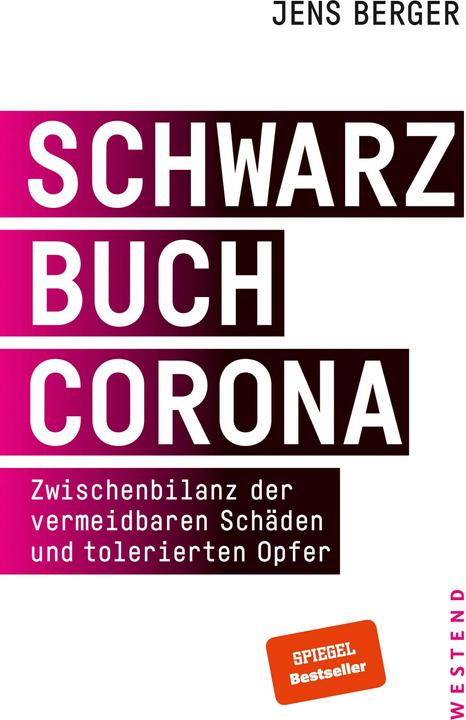 Actual product image Schwarzbuch Corona (German, Jens Berger, 2021)