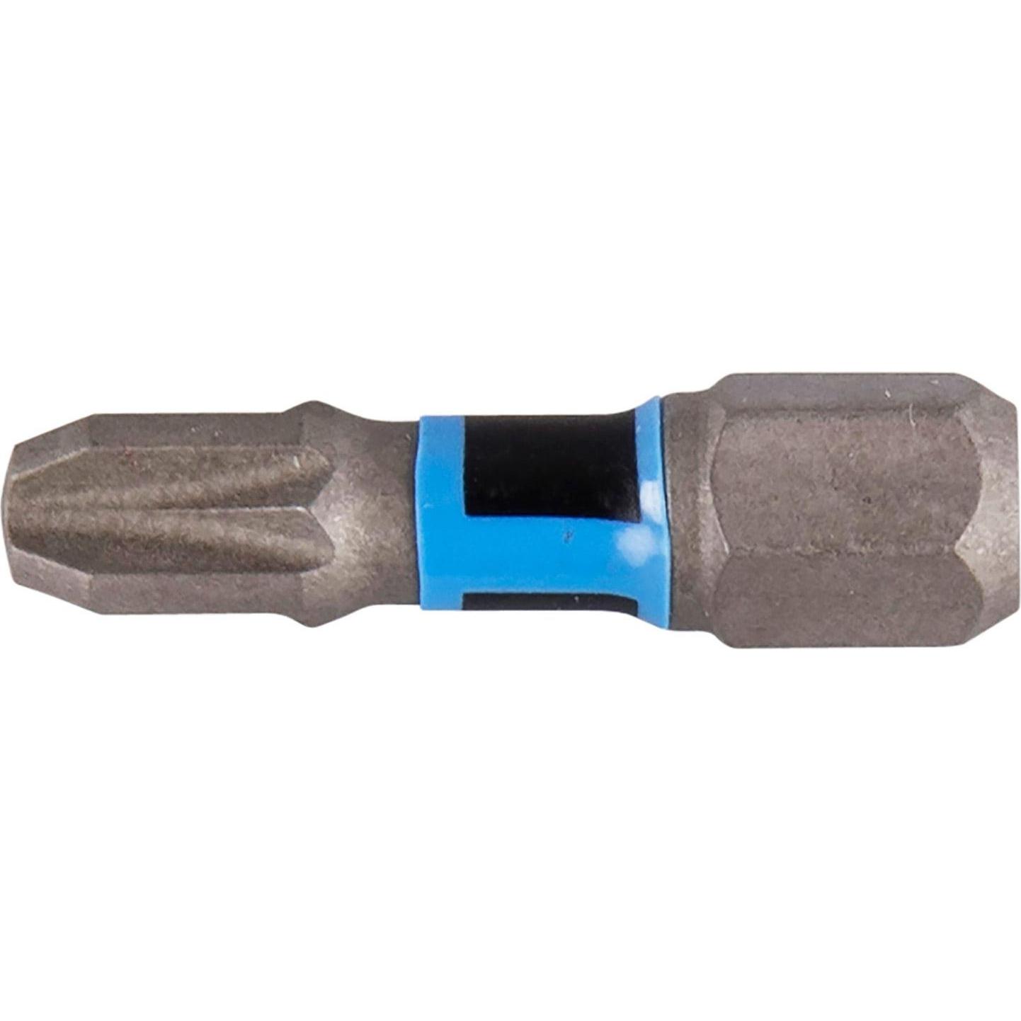 Makita, Chiave a bussola, BIT DI TORSIONE A IMPATTO PZ3-25MM 2PCS (Croce Pozidriv PZ)