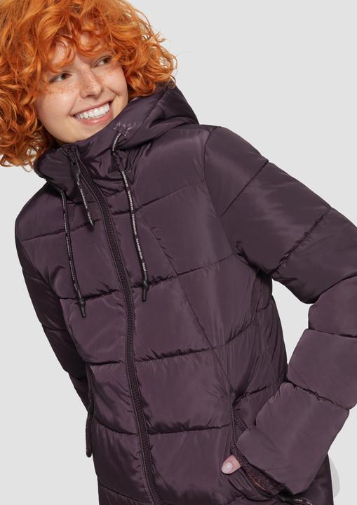 Produktbild S.Oliver Outdoor-Jacke Wattierte Steppjacke mit Kapuze (S)