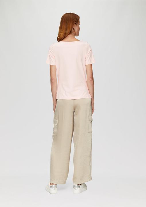 Produktbild S.Oliver T-Shirt T-Shirt mit Metallicprint auf der Front (46)