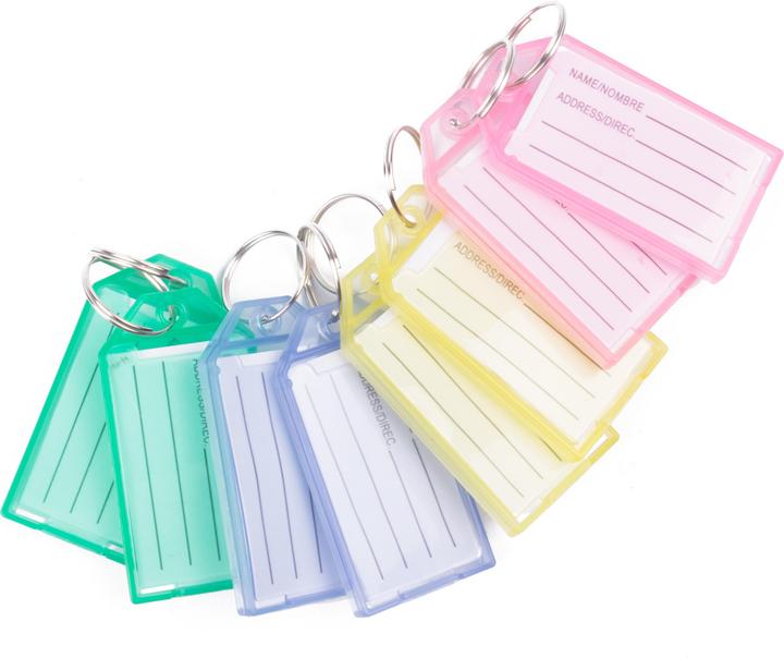 Actual product image Stahlex Key label 8 pcs easy click