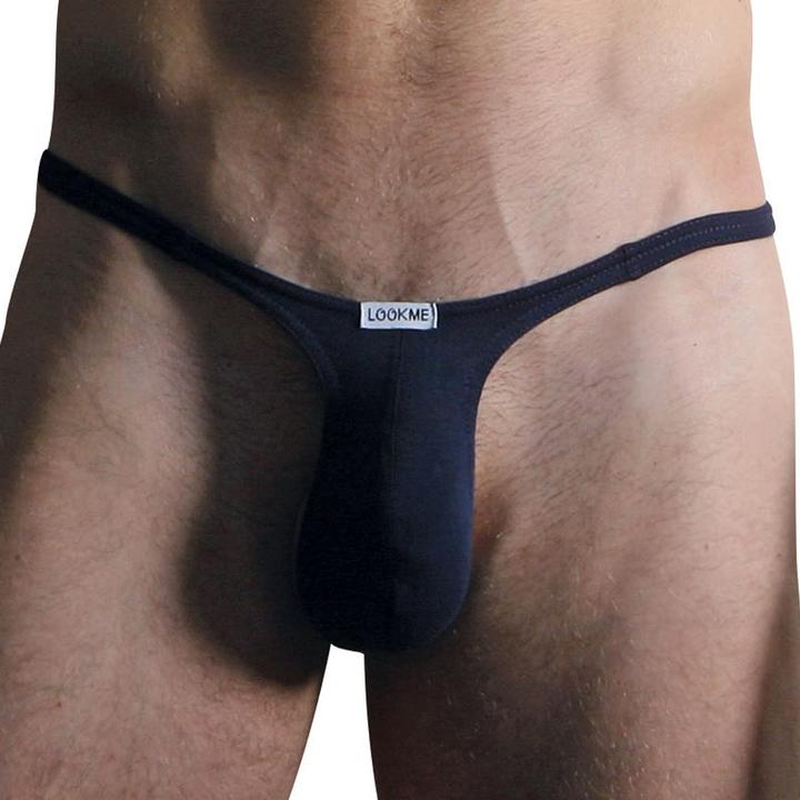 Actual product image Look Me Men's thong in black (M)