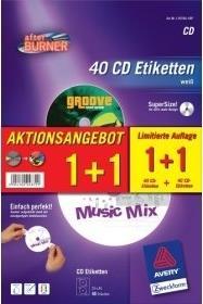 Produktbild Avery CD-Etiketten SuperSize