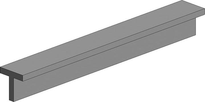 Produktbild Aztek 35cm T-Profil, opak P-Styren (8.10mm) (2 stk)
