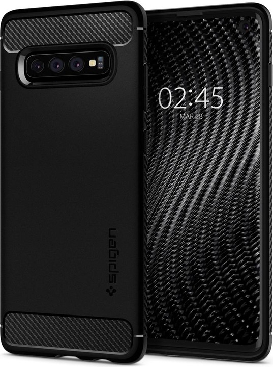 Actual product image Spigen rugged army (Samsung Galaxy S10)