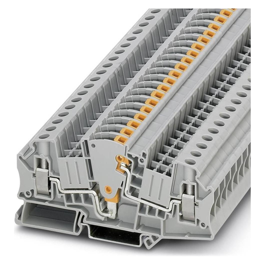 Phoenix Contact Doorvoerterminal UTME 6, Kabels + Stekkers, Grijs